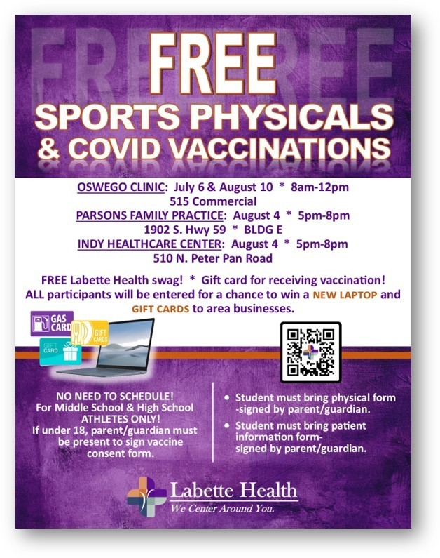 Free health services flyer