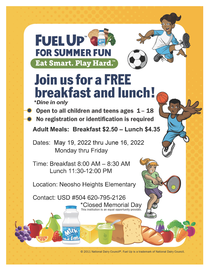 Fuel Up For Summer Fun Flyer